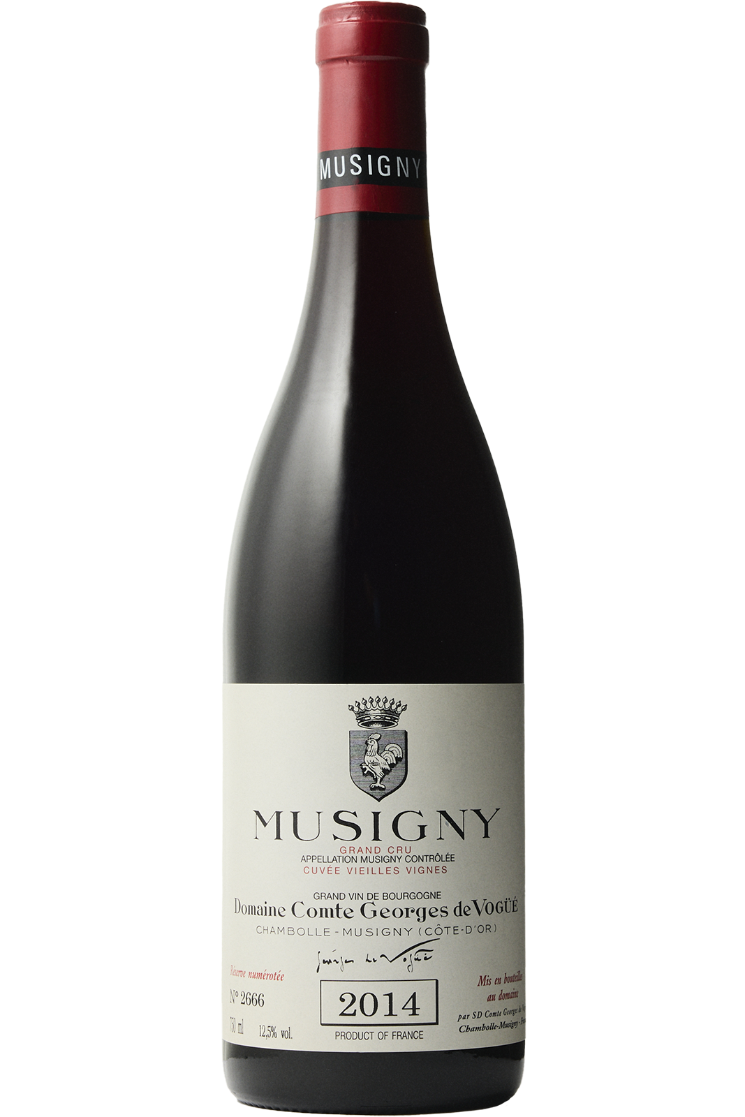Flaske af Comte Georges de Vogüe Musigny Vieilles Vignes Grand Cru 2014 fra Comte Georges de Vogüé, Bourgogne