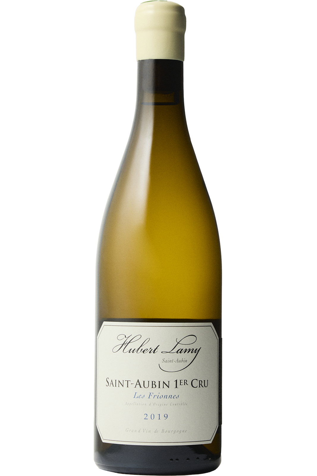 Flaske af Hubert Lamy Saint-Aubin Blanc 1er Cru "Les Frionnes" 2019 fra Hubert Lamy, Bourgogne