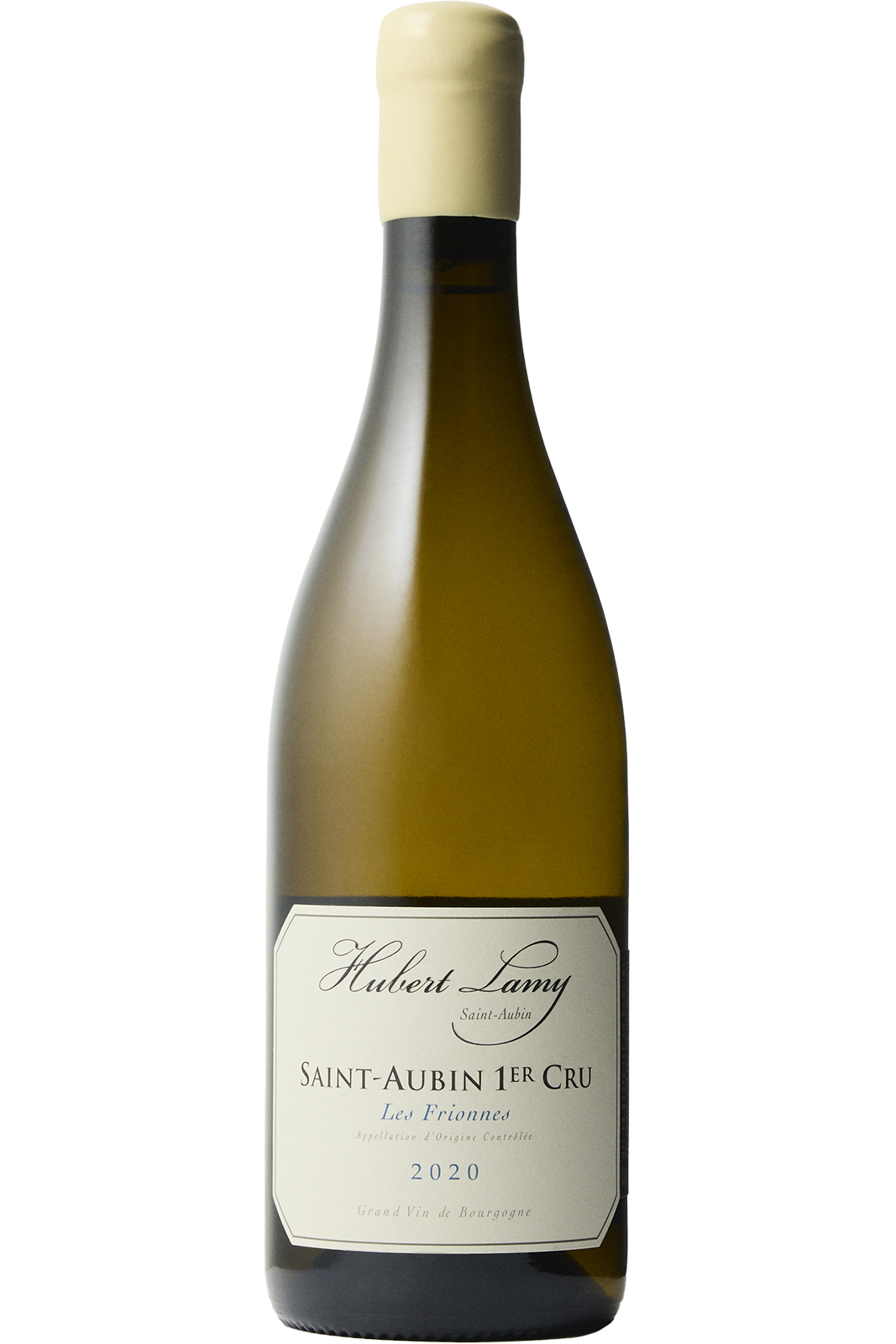 Flaske af Hubert Lamy Saint-Aubin Blanc 1er Cru "Les Frionnes" 2020 fra Hubert Lamy, Bourgogne