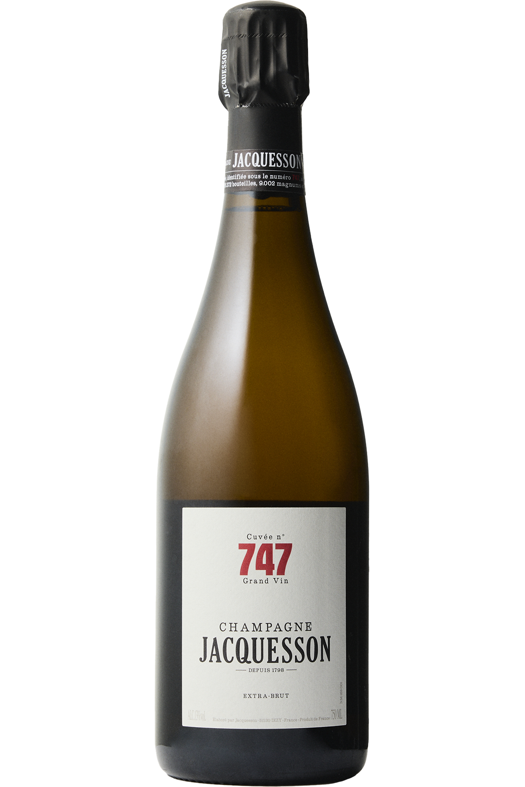 Flaske af Jacquesson Cuvée Nr 747 NV fra Jacquesson, Champagne