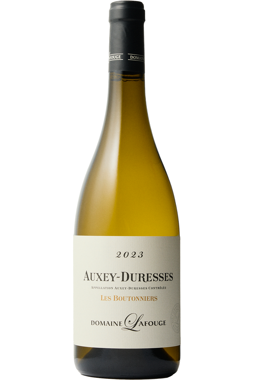 Flaske af Domaine Lafouge	Auxery-Duresses "Les Boutonniers"	2023 fra Domaine Lafouge, Bourgogne