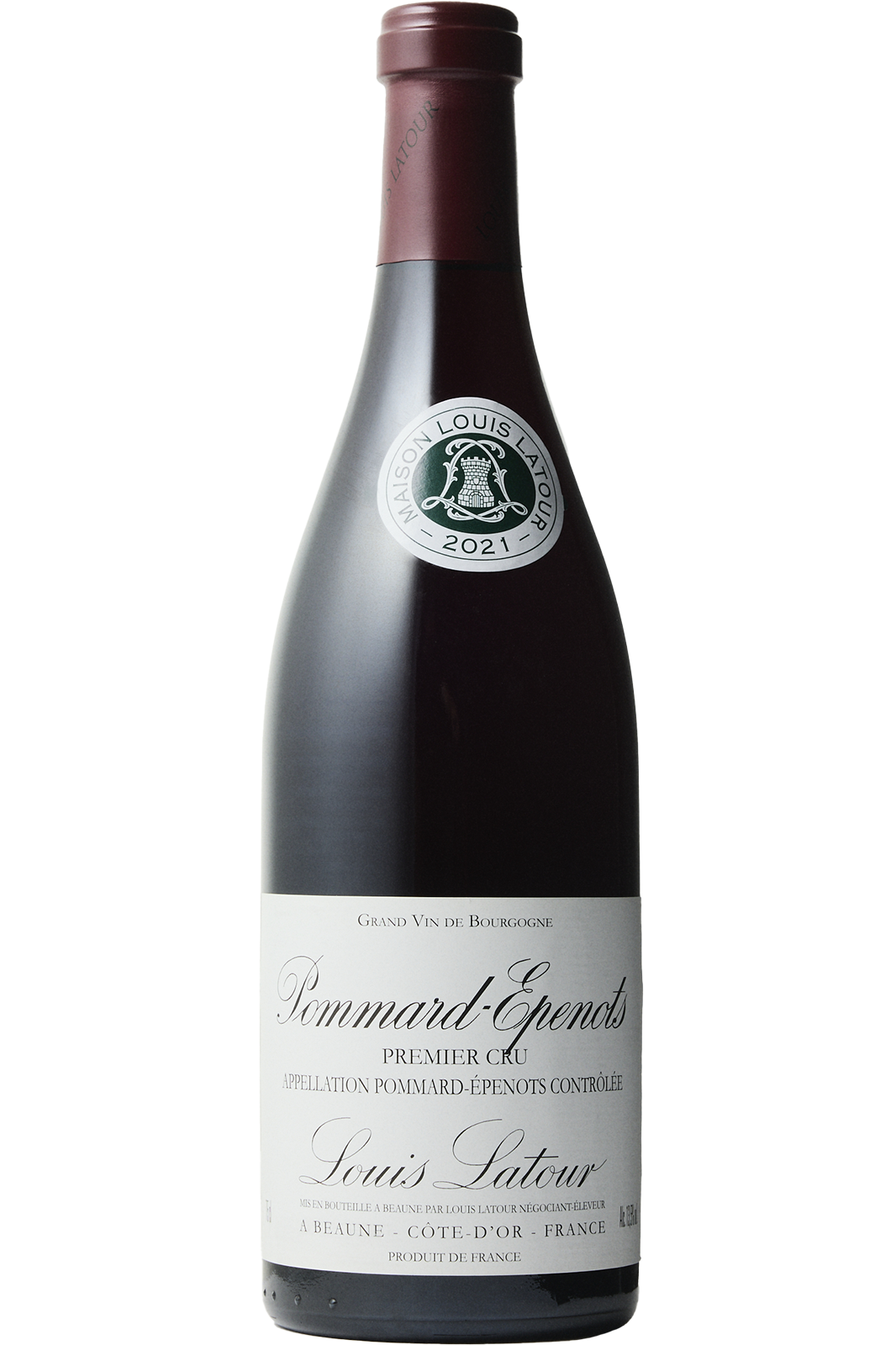 Flaske af Louis Latour Pommard Epenots, 1er Cru 2021 fra Louis Latour, Bourgogne