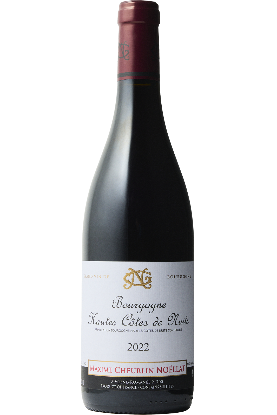 Flaske af Maxime Cheurlin Noellat Bourgogne Hautes Côtes de Nuits 2022 fra Maxime Cheurlin Noellat, Bourgogne