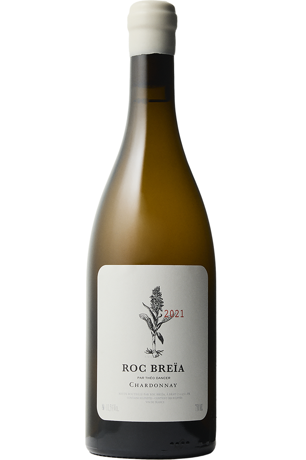 Flaske af Roc Breïa Blanc 2021 fra Rarité, Bourgogne
