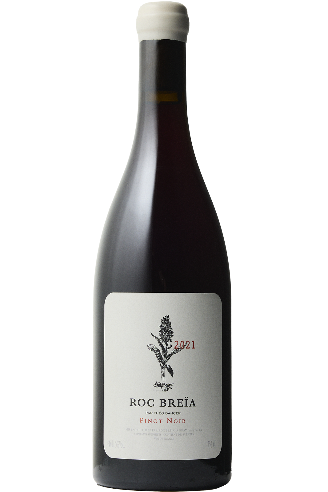 Flaske af Roc Breïa Rouge 2022 fra Rarité, Bourgogne